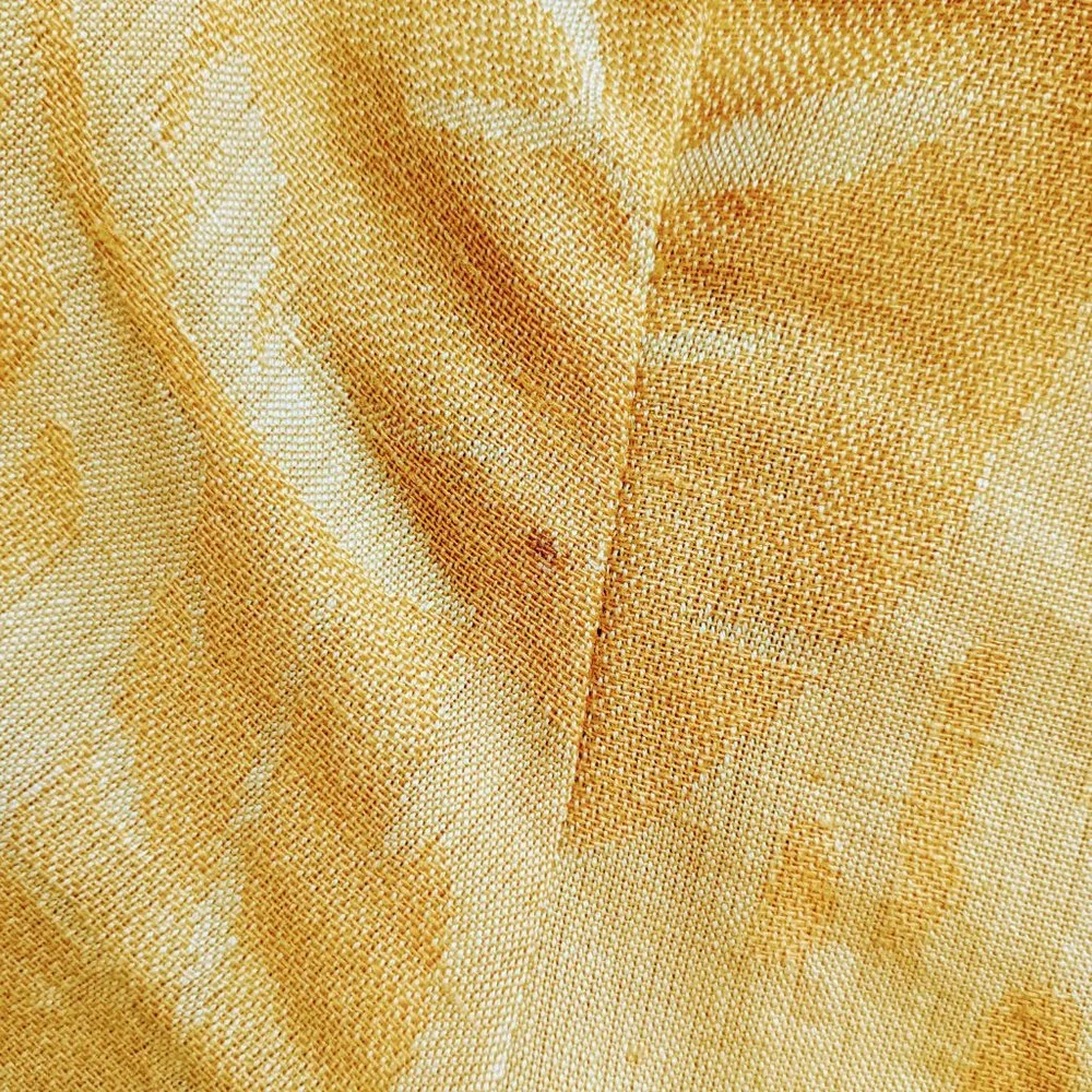 Vintage Christian Dior Golden Yellow Tropical Leaf Brocade Blazer – 8